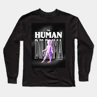 The human dilemma - Retro 3D figure Long Sleeve T-Shirt